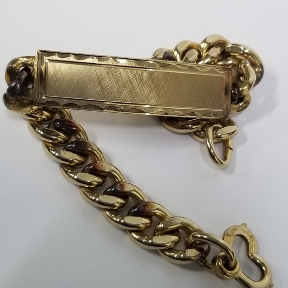 Elco 12k Gold Filled Chunky Bracelet - Picture 3 of 14